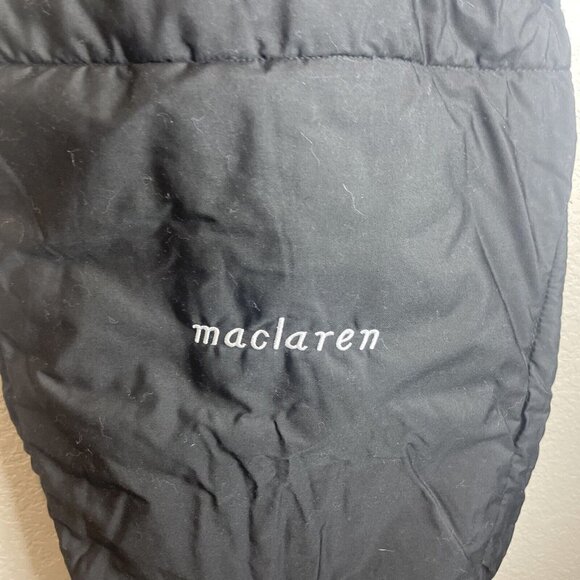Maclaren Stroller Footmuff Bunting Blanket Black  Universal - Picture 3 of 8